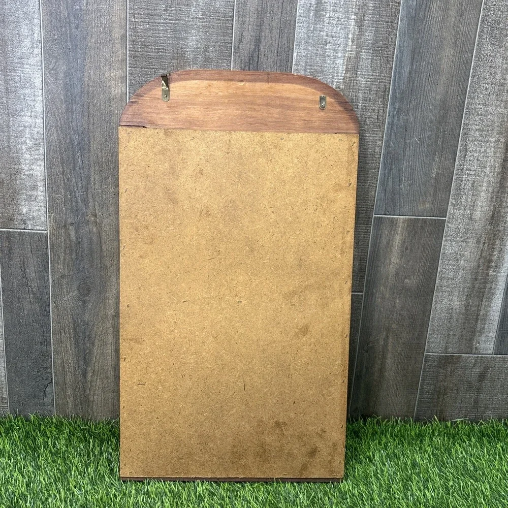 Vintage Wood Chalkboard Cork Board Message Center Rustic Farmhouse Organizer